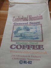 RL-62 CUMBERLAND MT. COFFEE Flour Bag Sack Feed Seed  Novelty Collectible picture