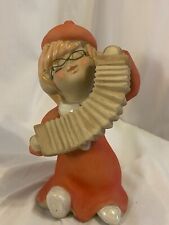 Vintage Seto Kratt Original Ceramic Girl Accordian  Musician picture