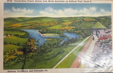 Overlooking French Azilum Marie Antoinette Sullivan Trail Route 6 Postcard picture