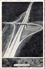 Postcard PA Pennsylvania Turnpike - Fort Littleton Interchange picture
