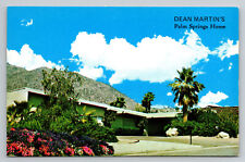 Dean Martin's Home Palm Springs California CA  Postcard picture