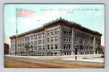 Chicago IL-Illinois, Wendell Phillips High School, c1908, Vintage Postcard picture