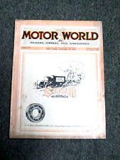 JANUARY 15, 1919 Motor World Magazine, DEALERS, JOBBERS, AND GARAGEMEN picture