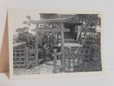 Vintage black & white photo 1948 Japan Buddhist Temple Kokura Japan 3.5 X 2.5  picture