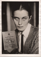 Germany, Berlin, Portrait of Sophie Thomas, Vintage Press Silver Print, Circa  picture