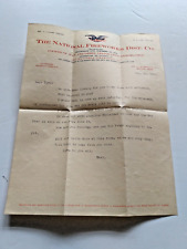 1931 The National Fireworks Dist. Co. Boston, Ma. Letterhead, Personal Letter picture