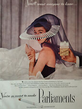 1955 Esquire Advertisements PARLIAMENTS Cigarettes MacNaughton Canadian Whisky picture