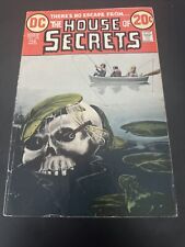 House of Secrets #105 1973 Jack Sparling skull cover, Jim Aparo story, DC comic picture