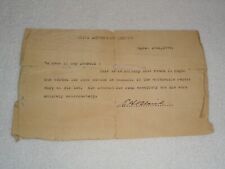 1924 Chile Exploration Company Rio Loa Antique Original Employment Document picture