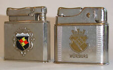 * Vintage Lighter Lot of 2 * WURZBURG CITY GERMANY by Ibelo Monopol & Everready picture
