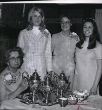 1970 Press Photo Mrs EJ Simons, Miss Simons, Mrs EJ Simons Jr, Miss DeVleming picture