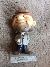 Rare Vintage “Millionaire” Bobble Head Tramp, Hobo Nodder MADE IN JAPAN, Used picture