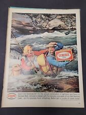 VTG 1962 Orig Magazine Ad Genesee Beer Catch the Geneseecret Fishing Couple picture