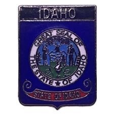 Vintage Great Seal of the State of Idaho Travel Souvenir Pin picture