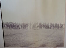 LARGE PHOTO of MOUNTED AMERICAN US CAVALRY - Generals & Staff c 1872-1895 picture