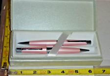 Vtg CROSS Pearlescent PINK Pencil & Ballpoint Pen SET in Original Box picture