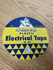 1955 Behr-Cat Electrical Tape can Behr-Manning Advertisement picture