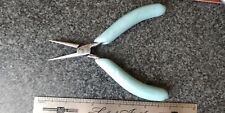 UTICA DIAMOND  Smooth Jaw Small precision pliers LN23-4 1/2 CG Made in USA - picture