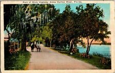 1918. DIXIE HWY ALONG HALIFAX RIVER, FL.. POSTCARD. RC5 picture