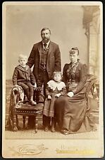 Cabinet card Hoboken New Jersey family taken at C.Magnus Gallery circa 1890s picture