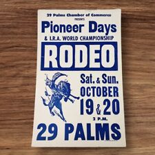 Vintage 60s Poster 1963 Pioneer Days RODEO World Horse Show 22x14 San Diego CA picture