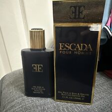 Escada Pour Homme by Escada For Men Bath & Shower Gel 5.1 oz Very Rare 150ml New picture