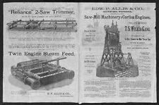 Edward P. Allis & Co. c1884 Saw Mill Machinery & Corliss Engines Brochure Scarce picture