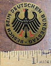 Besuch Beim Deutschen Bundestag - Reichstag Visitor’s Brass Pin picture