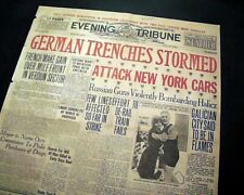 BATTLE OF VERDUN France First World War I WWI French vs. German 1916 Newspaper picture