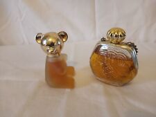 Vintage 1970s Avon Teddy Bear and Bird of Paradise Cologne Set picture