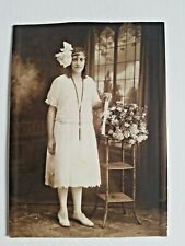 1920s Graduation Photograph of Young Woman ~ 4.75