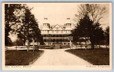 1910-20's ELKTON VIRGINIA GABLE HOTEL COPPER PLATE ETCHING E WADDEY CO POSTCARD picture