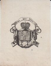 Ex-libris Charles-Maurice de TALLEYRAND-PÉRIGORD, in Valençay (Indre). picture