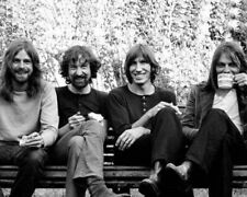 Pink Floyd at 1960's press call sitting on park bench 24x30 inch poster picture