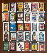 1973 Topps Wacky Packages 3rd Series WHITE Back Stickers Complete Set IMPOSSIBLE picture