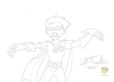 Teen Titans Animated Series- Original Production Drawing-Robin-Signed S Menville picture