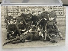 1922 Military RPPC Uniformed Weapons  Post Card  picture