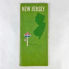 Vintage 1969 American Oil New Jersey Map picture