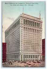1918  New Continental & Commercial National Bank Building Chicago IL Postcard picture