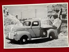 Large Vintage Car Picture. 1942 Ford f-1 Pickup Truck. 12x18. NOS picture