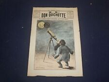 1883 MAY 25 LE DON QUICHOTTE NEWSPAPER - UN COMMENCEMENT - FRENCH - FR 3365 picture