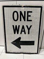 AUTHENTIC N.Y.C. ONE  WAY Sign 24” X 16”Street Sign picture