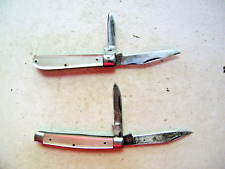 2 Vintage Sabre Japan Stainless Steel Pocket knifes 79 & 633,  2 Blade picture