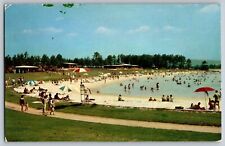 Columbus, Georgia GA - View of Robin Lake - Ida Cason Garden - Vintage Postcard picture