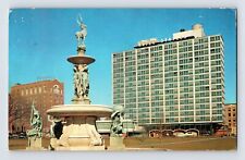 Postcard Connecticut Hartford CT Statler Hotel 1966 Posted Chrome picture