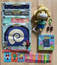 Animal Crossing Merch Lot Amiibo Cards Plushie Towels Washcloth Keychain NEW picture