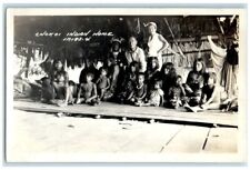 c1920's Chokoi Indian Home Interior View Children Panama RPPC Photo Postcard picture
