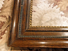 Antique~VTG~Victorian Oak Frame~5 Layers of Ornate Details~19x24 OD~Fits 14x19 picture