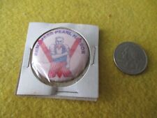 ORIGINAL WWII HOMEFRONT  REMEMBER PEARL HARBOR UNCLE SAM VICTORY RWB PIN picture