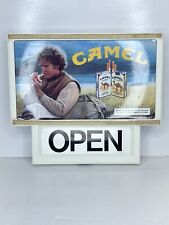 Camel Cigarettes Open / Closed Sign Vtg. ©1983 RJ Reynolds Smoking Advertisement picture